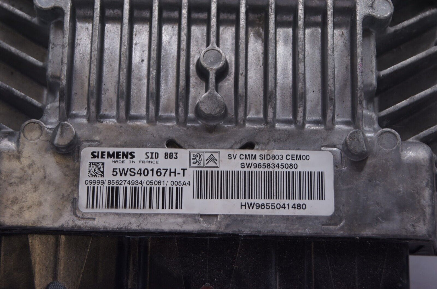 PEUGEOT 407 ENGINE ECU 5WS40167H-T SW9658345080 2.0 HDI PLUG AND PLAY. - Glasgow Car Parts Store