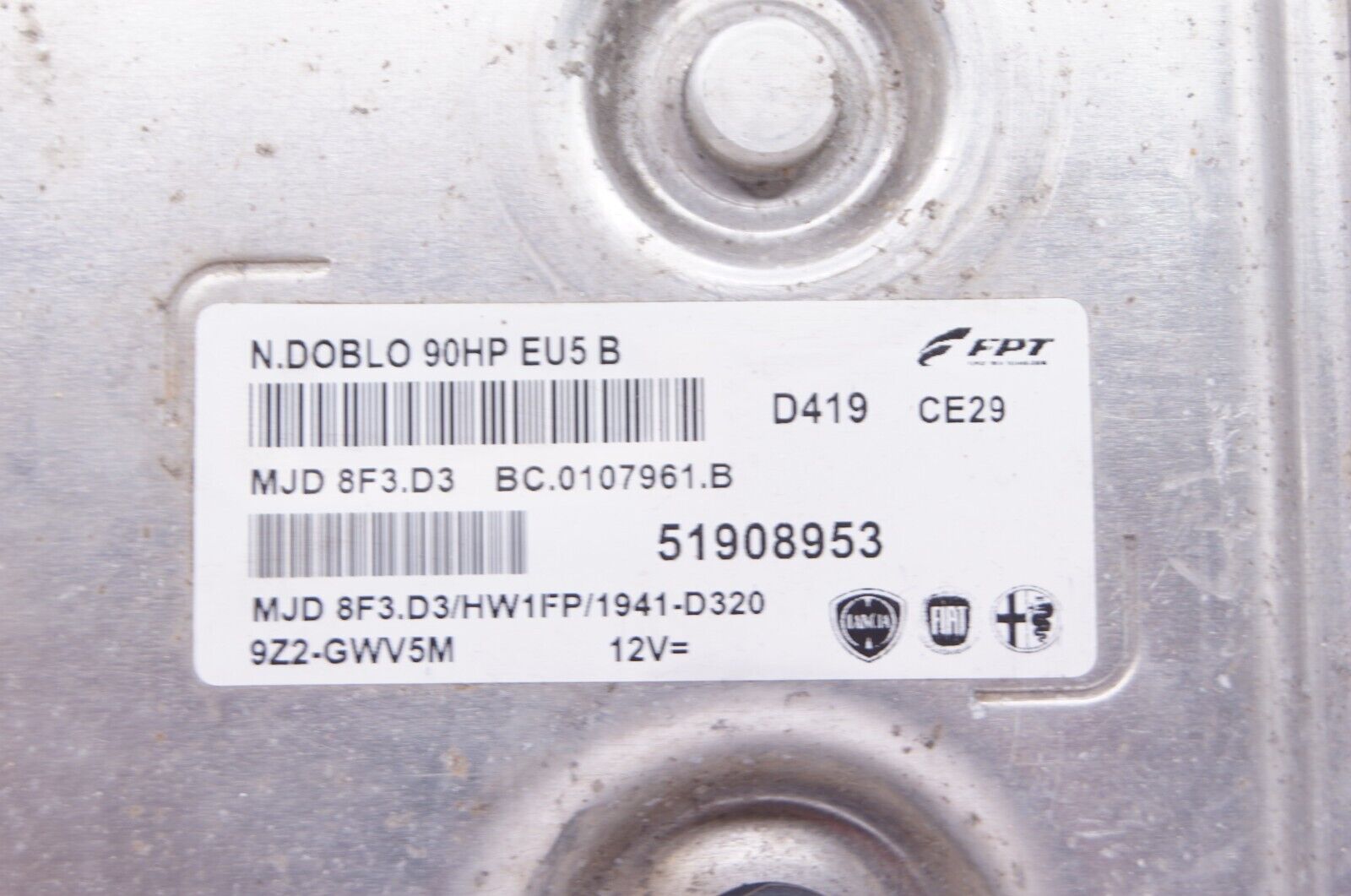 FIAT VAUXHALL 1.3 CDTI DIESEL ENGINE  ECU 51908953 PLUG AND PLAY (CLONING) - Glasgow Car Parts Store