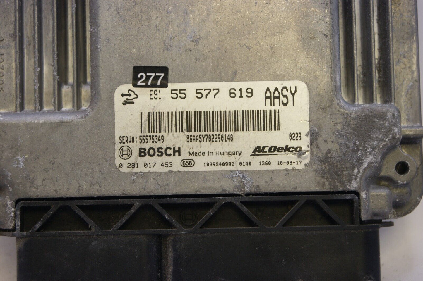 VAUXHALL ECU 0281017453 55577619  PLUG AND PLAY(CLONING). - Glasgow Car Parts Store