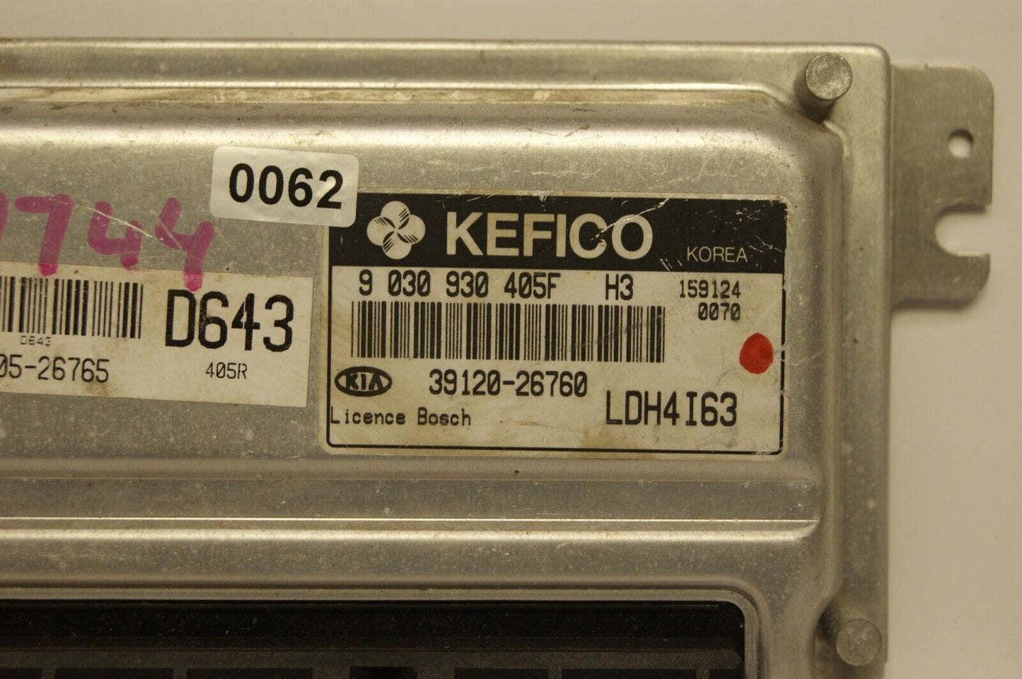 KIA ECU 9030930405  39120 26760 PLUG AND PLAY (CLONING ). - Glasgow Car Parts Store