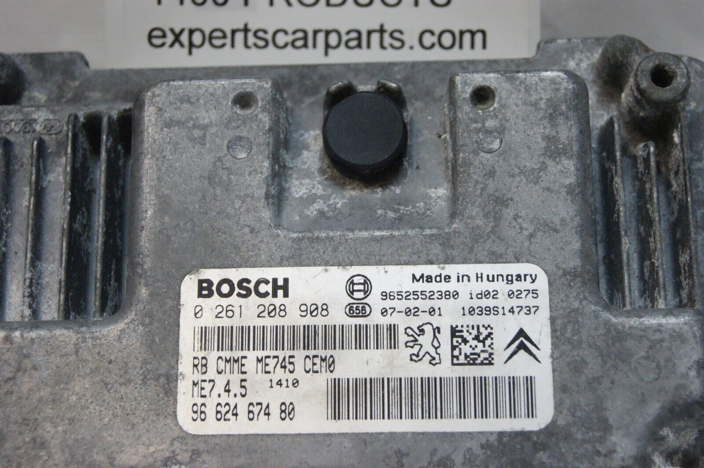 CITROEN PEUGEOT  9662467480 0261208908 ECU VIRGIN AND PIN - Glasgow Car Parts Store