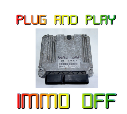 VW CADDY 2.0 ECU 03G906016N 0281011541 PLUG & PLAY IMMO OFF - Glasgow Car Parts Store
