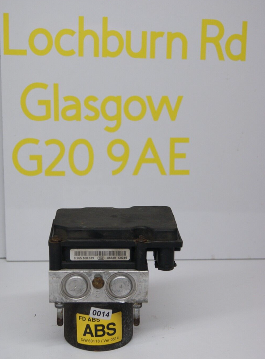 0265800639ABS PUMP HYUNDAI I30.GLASGOW - Glasgow Car Parts Store