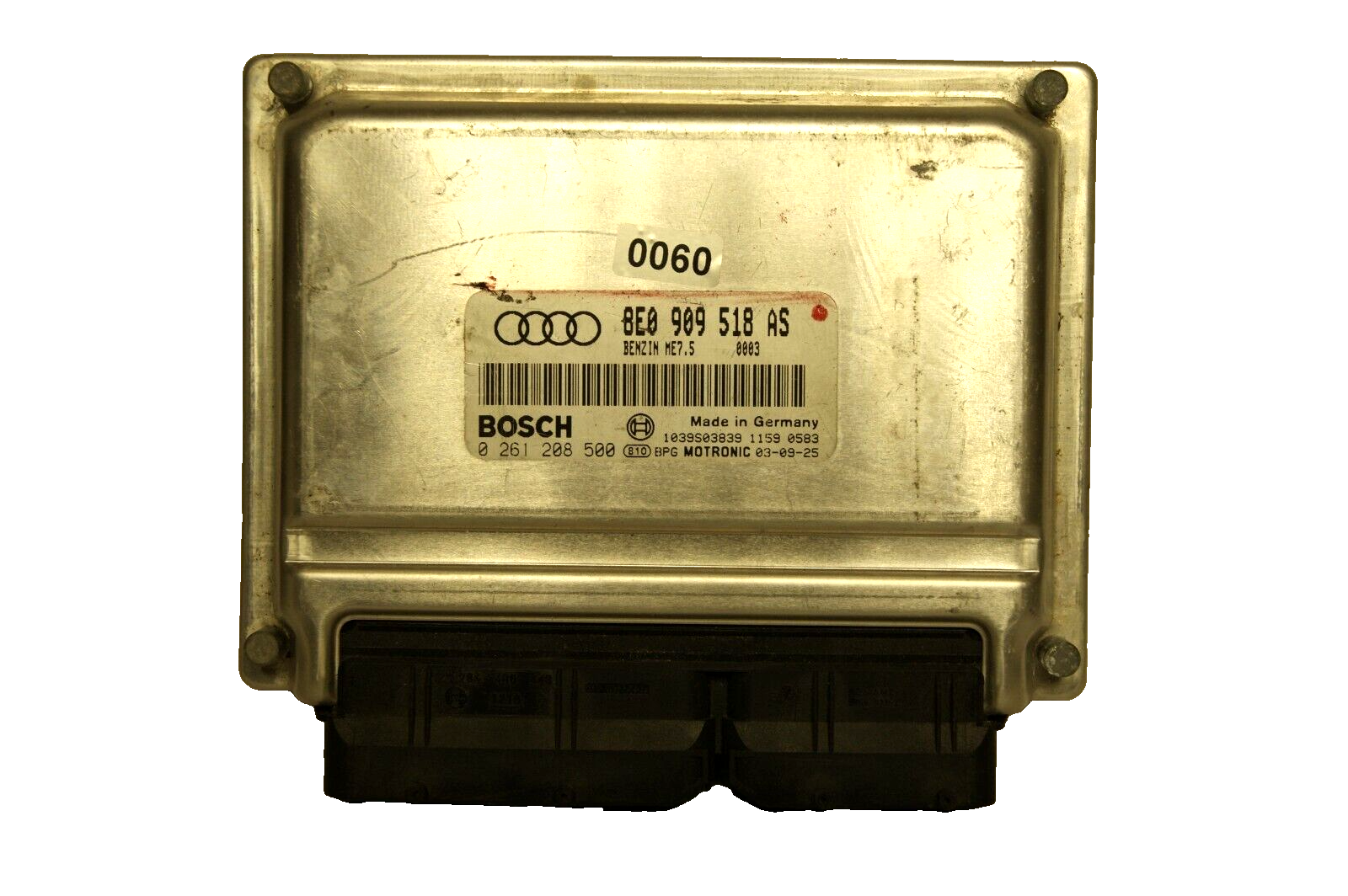 AUDI A4 1.8 ECU 8E0909518AS 0261208500  PLUG AND PLAY (CLONING OR IMMO OFF ). - Glasgow Car Parts Store