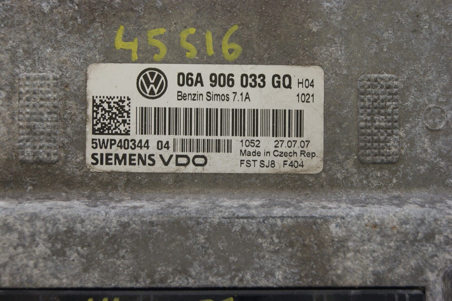 ECU 06A906033GQ AUDI A3 IMMO OFF PLUG & PLAY - Glasgow Car Parts Store