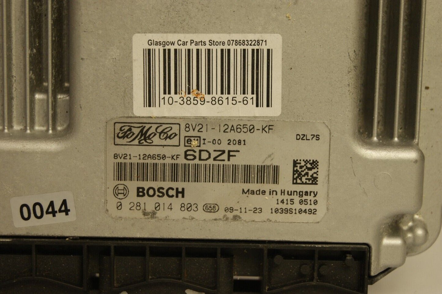 ECU FORD FIETA 0281014803 8V2112A650KF PLUG AND PLAY (CLONING). - Glasgow Car Parts Store