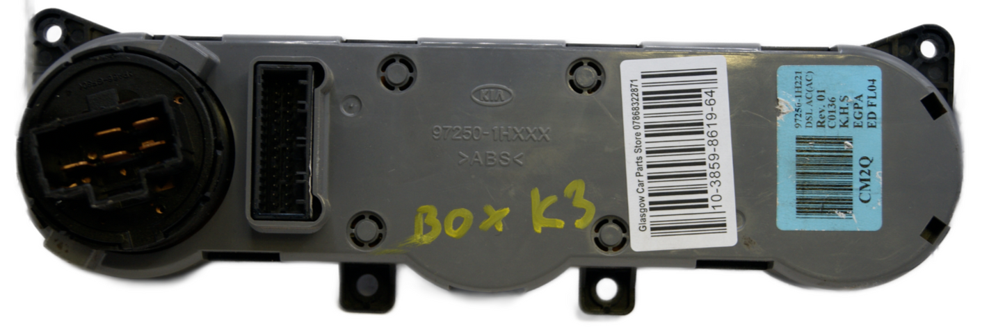 KIA CEED 97250-1H221 A/C HEATER CONTROL - Glasgow Car Parts Store