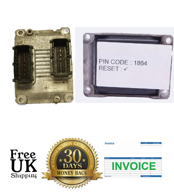 Vauxhall Agila Corsa C Meriva Tigra XEP ECU ECM 55354330 0261208670 RESET & PIN - Glasgow Car Parts Store