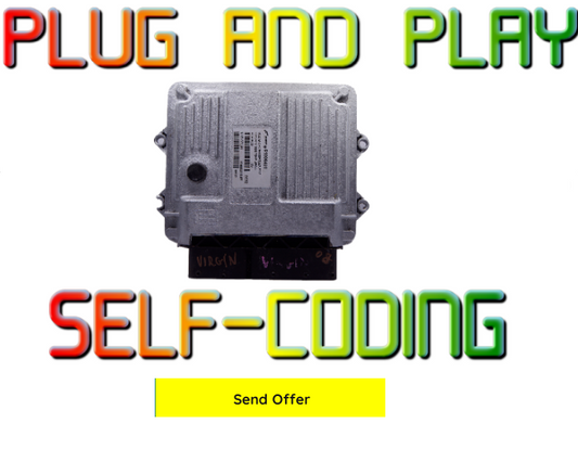 ECU FIAT GRANDE PUNTO 51806498 MJD 6F3.P7 HW03P PLUG AND PLAY SELF-CODING. - Glasgow Car Parts Store