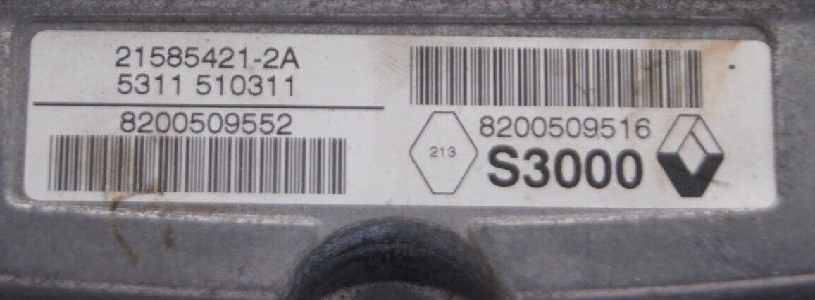 Renault Megane  1.6 16v ECU  Control Unit 8200509552 - Glasgow Car Parts Store