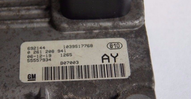 VAUXHALL OPEL CORSA D Z14XEP ECU 0261208941 / 55557934 AY. RESET + PIN - Glasgow Car Parts Store