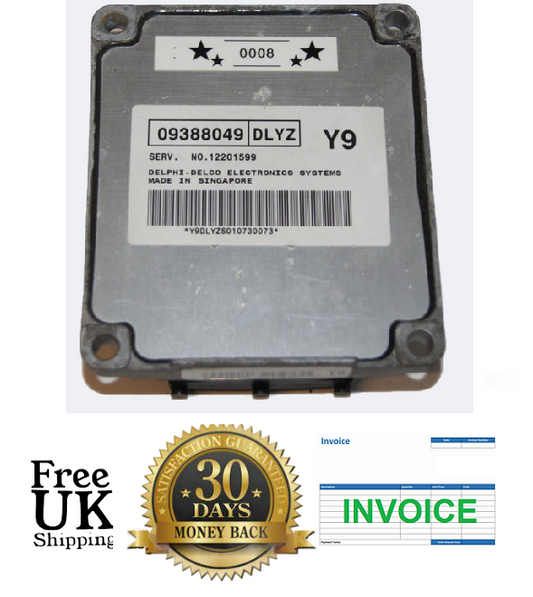 Daewoo Chevrolet ECU 09388049 - Delphi 12201599 DLYZ - Glasgow Car Parts Store