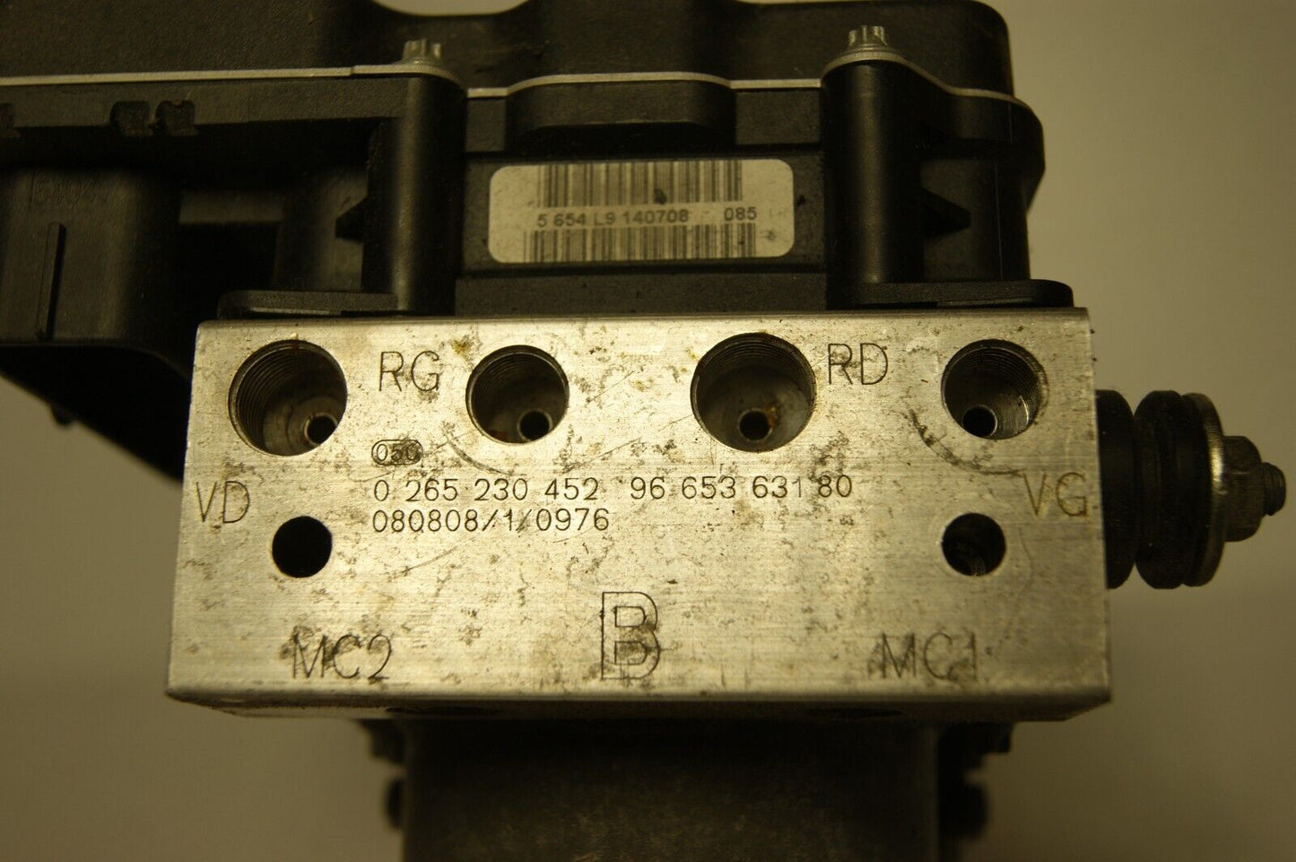 PEUGEOT ABS ESP PUMP UNIT 0265230452 9665363180 9665734580 - Glasgow Car Parts Store