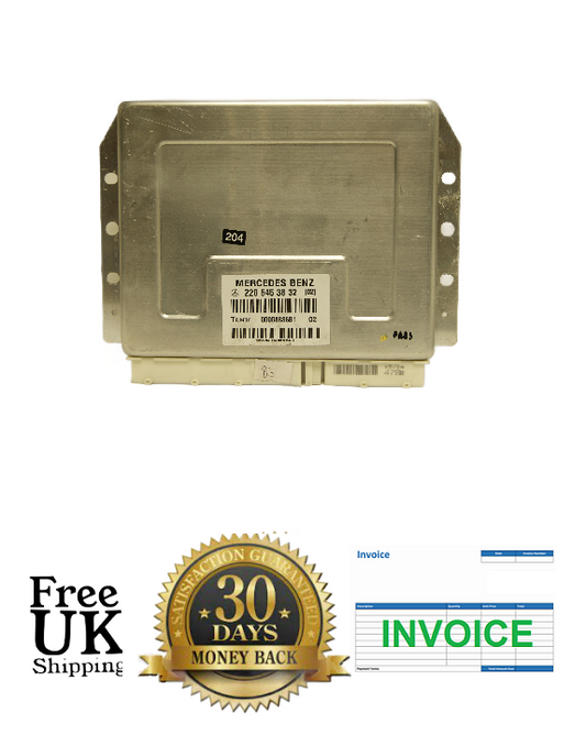 MERCEDES-BENZ S-CLASS W220  AIR SUSPENSION CONTROL UNIT 2205453832 - Glasgow Car Parts Store