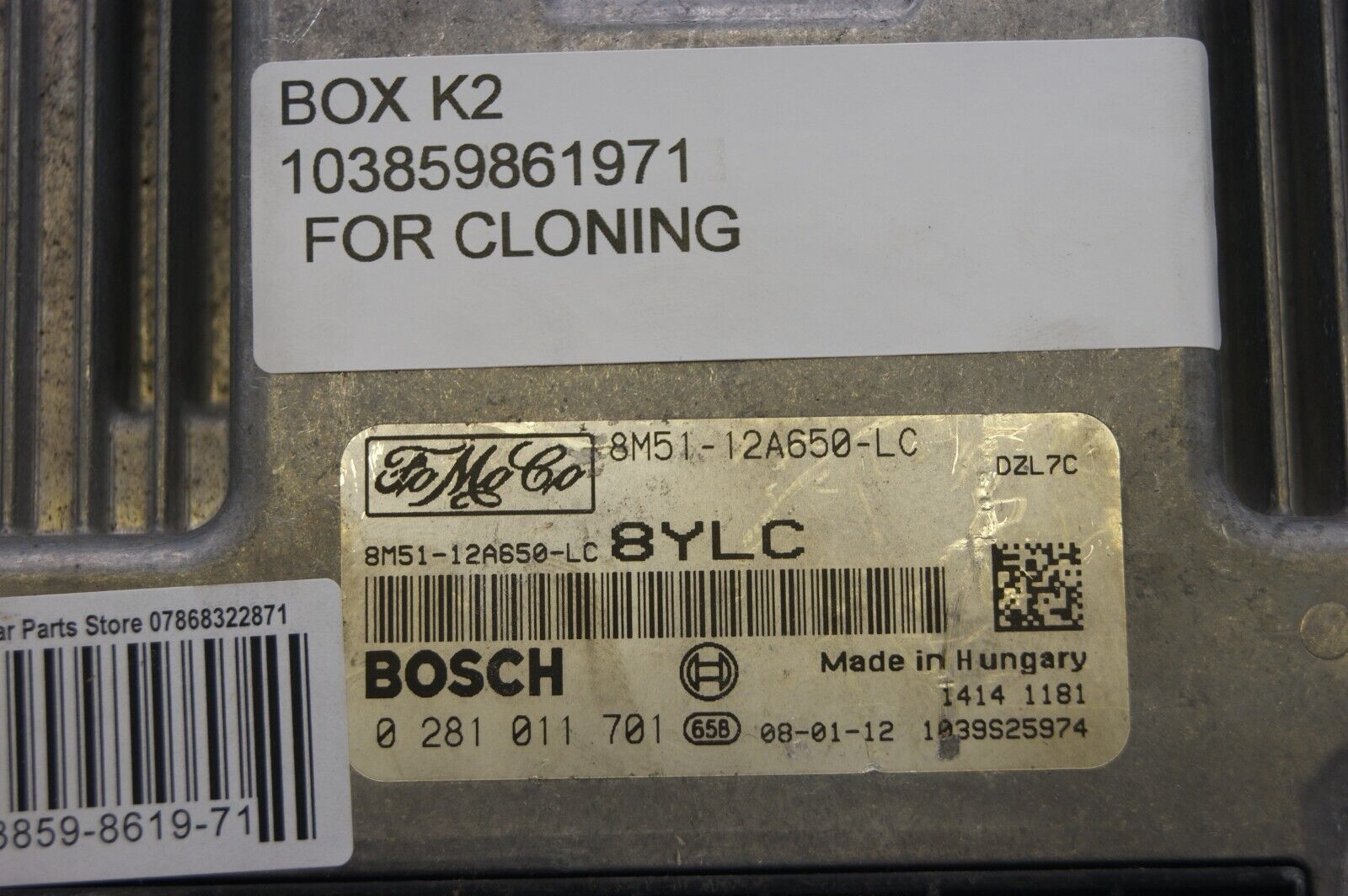ECU FORD 8M51-12A650-LC 0281011701 PLUG AND PLAY (CLONING) - Glasgow Car Parts Store