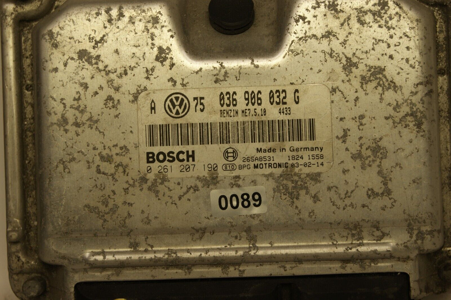 ME7.5.10 VW AUDI ECU 036906032G / 0261207190   IMMO OFF PLUG & PLAY. - Glasgow Car Parts Store