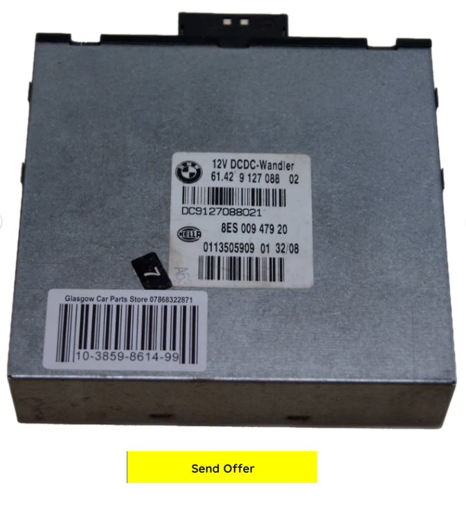 BMW GEARBOX CONTROL DC9127088021 8ES00947920 - Glasgow Car Parts Store