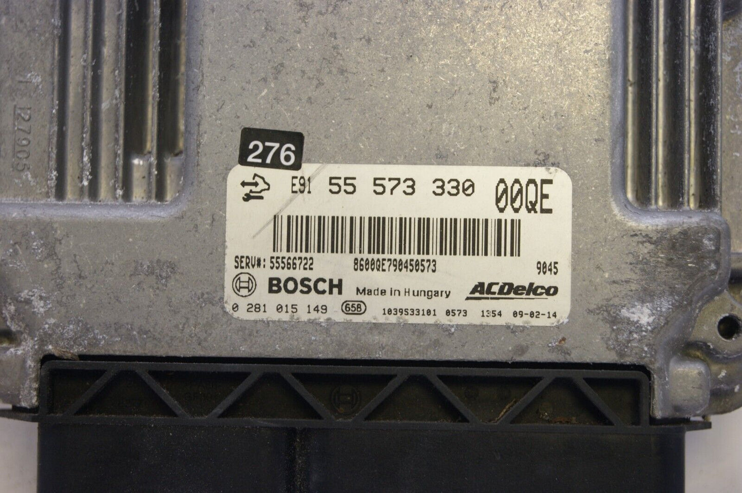 VAUXHALL ECU 55573330 0281015149  PLUG AND PLAY(CLONING). - Glasgow Car Parts Store