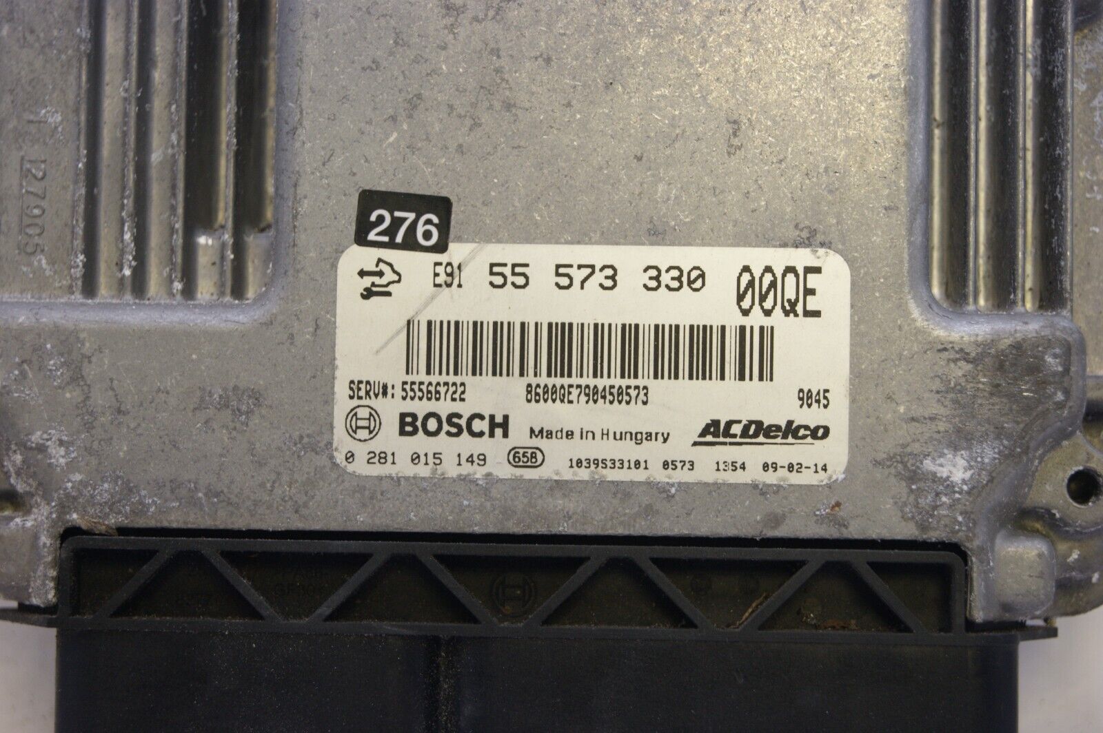 VAUXHALL ECU 55573330 0281015149  PLUG AND PLAY(CLONING). - Glasgow Car Parts Store