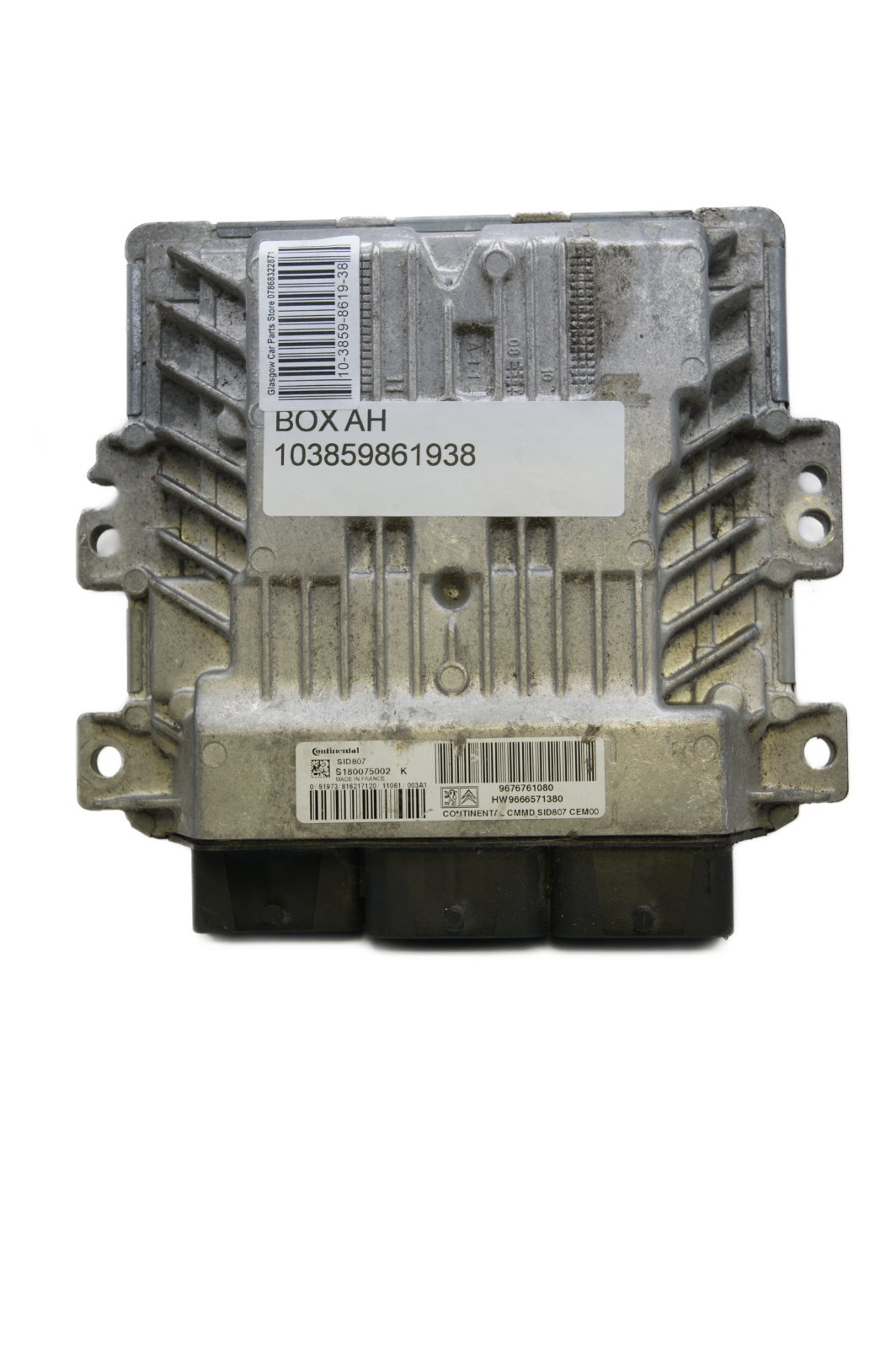 ECU S180075002 K PEUGEOT 9676761080 CITROEN - Glasgow Car Parts Store