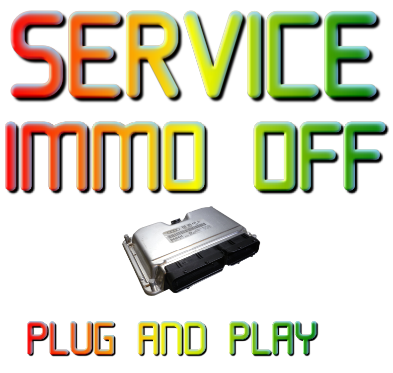 SERVICE IMMO OFF ECU AUDI EDC15VM+ 8E0907401H 0281011388 PLUG AND PLAY.
