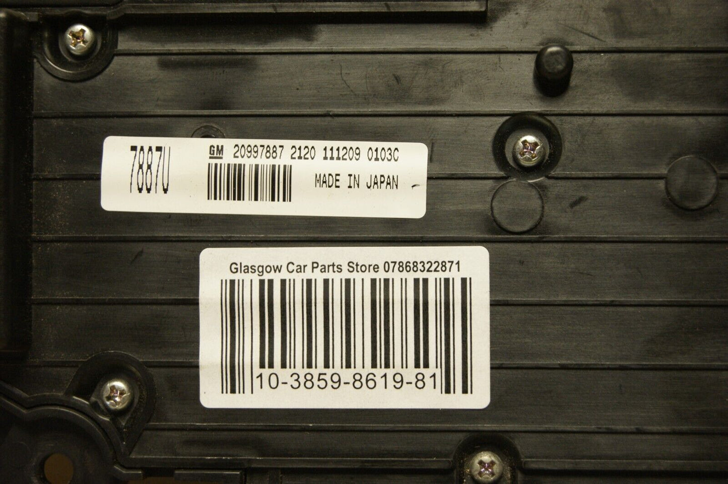 VAUXHALL INSIGNIA Radio/CD/Stereo Head Unit 2008-2017  20997887 ALPS FOR NAVI600 - Glasgow Car Parts Store