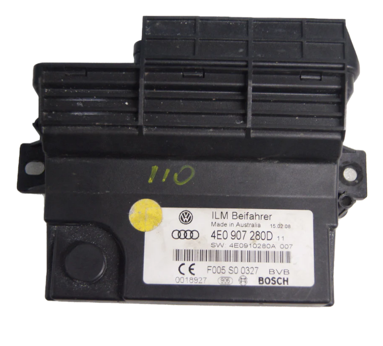 AUDI A8 ONBOARD POWER SUPPLY CONTROLLER ECU ILM 4E0907280D 4E0910280A - Glasgow Car Parts Store