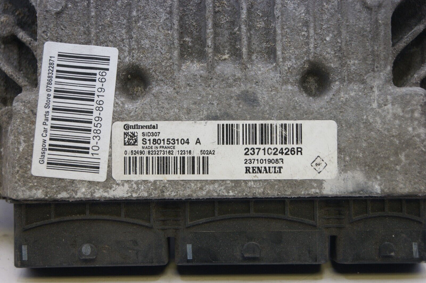 S180153104 A Renault Megane Scenic Engine Control ECU 237102426R - Glasgow Car Parts Store
