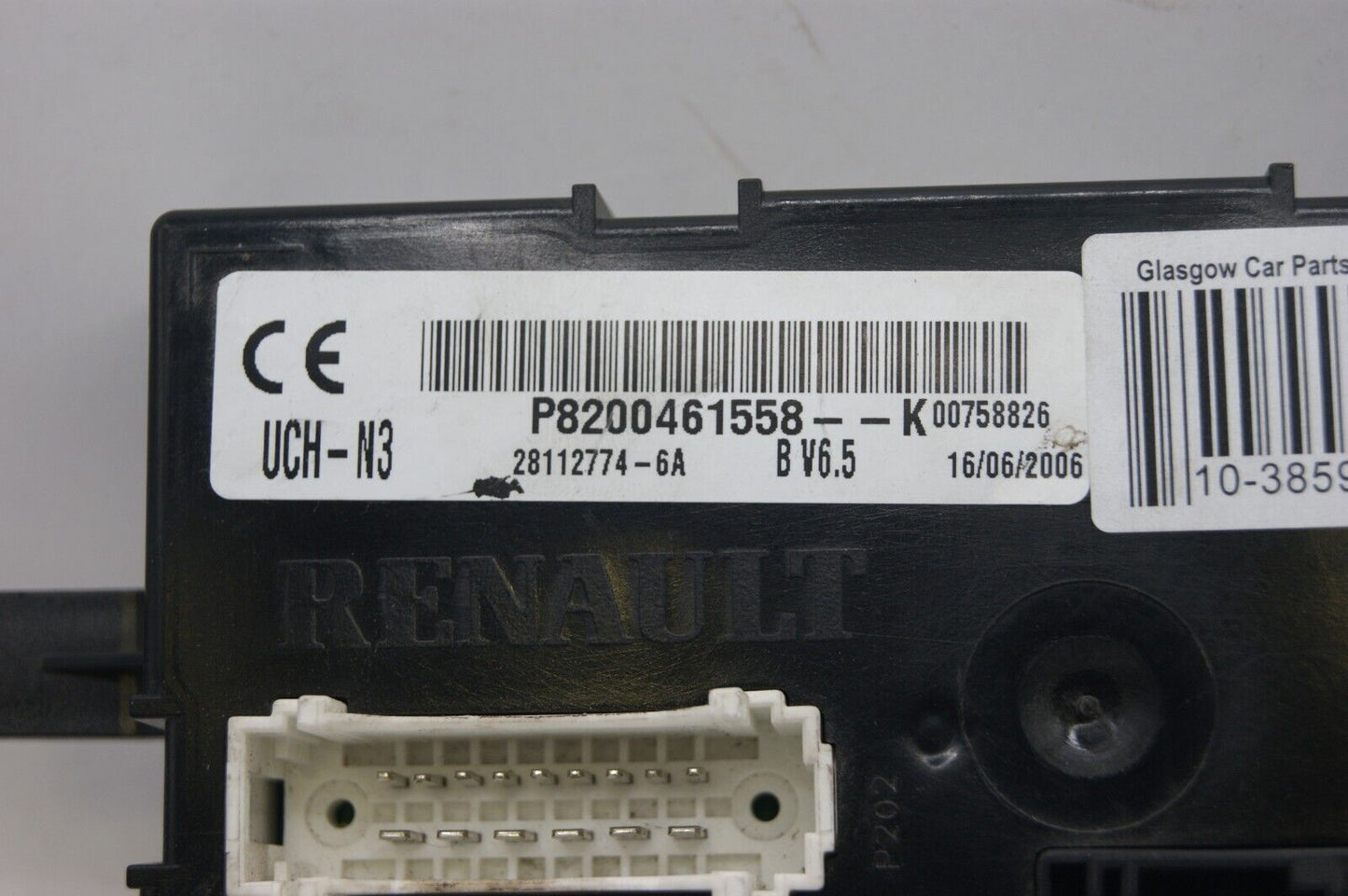 BCM RENAULT UCH-N3 P8200461558--K  VIRGIN BCM. - Glasgow Car Parts Store