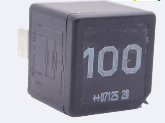 VW Audi ECU & Fuel Pump 4-Pin Black Relay 7M0951253A 95VW10K705CA - Glasgow Car Parts Store