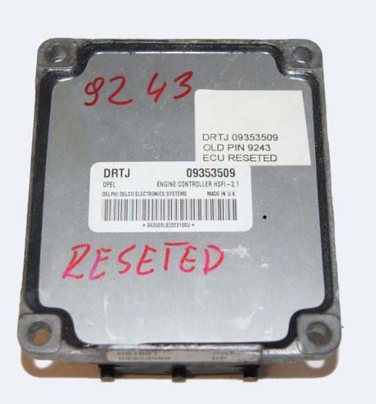 Vauxhall Opel Z16SE 09353509 DRTJ HSFI 2.1 Ecu RESET - Glasgow Car Parts Store