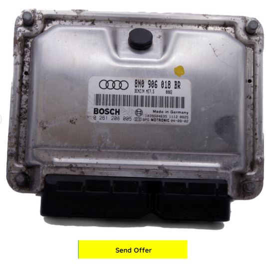 AUDI TT 1.8T ECU PLUG & PLAY IMMO OFF  8N0906018BR 0261208005 - Glasgow Car Parts Store