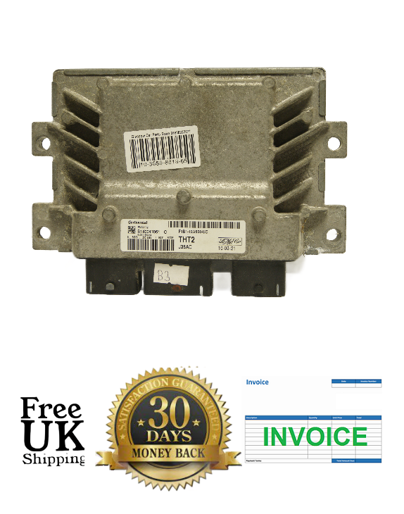 Ford Fiesta  Engine Control Module Unit F1B1-12A650-UC S180047061C EMS2102 - Glasgow Car Parts Store