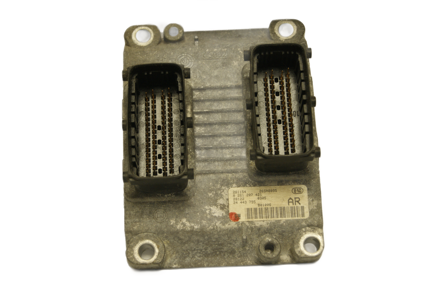 Vauxhall Corsa 1.0 16v Z10XE Engine ECU 0261207421 24443795 AR RESET & PIN - Glasgow Car Parts Store