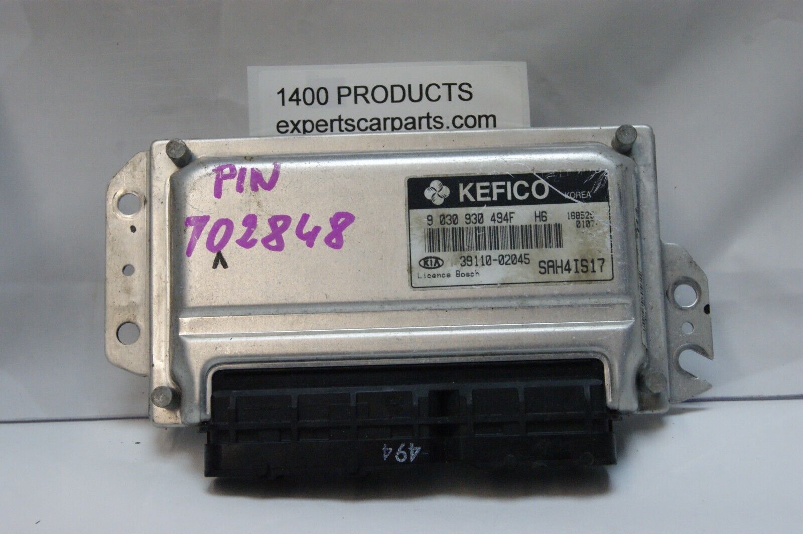 KIA PICANTO 1.1   39110-02045 ECU AND PIN - Glasgow Car Parts Store