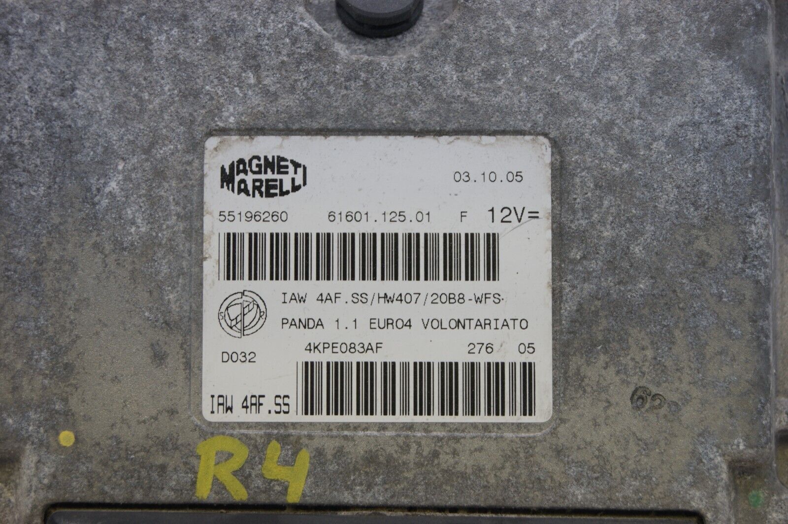 ECU FIAT PANDA 55196260 PLUG AND PLAY SELFCODING. - Glasgow Car Parts Store