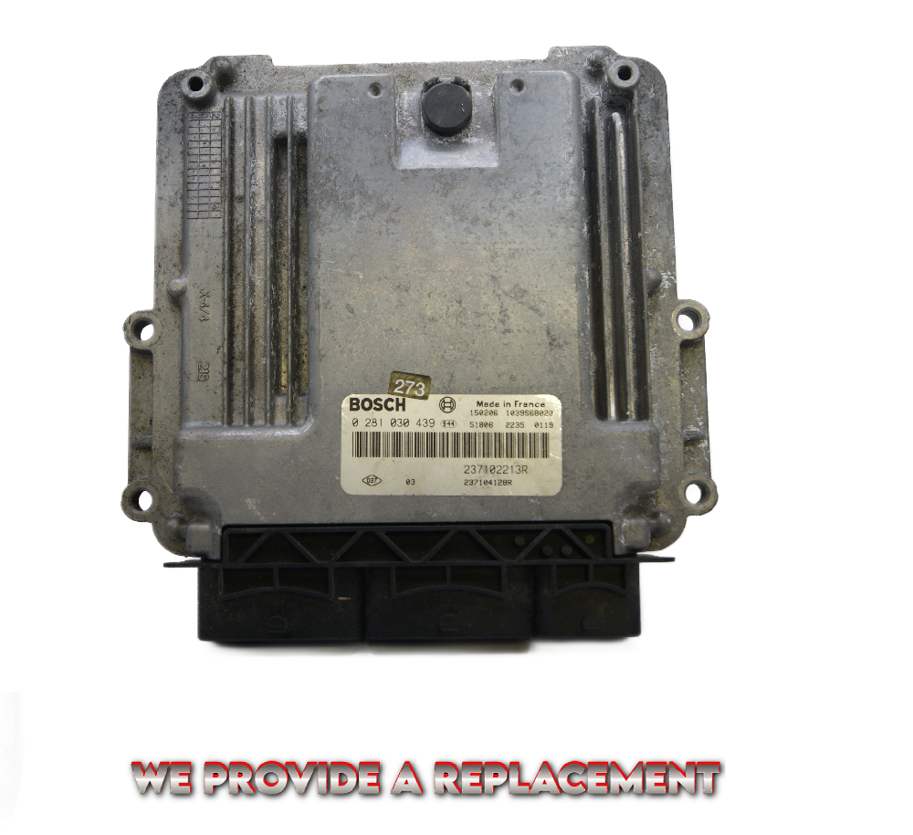 DACIA RENAULT 1.5 ECU 0281030439 237102213R PLUG AND PLAY(CLONING). - Glasgow Car Parts Store