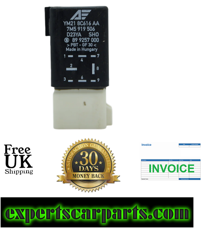 FORD GALAXY 1.9 TDI ENGINE GLOW PLUG RELAY CONTROL UNIT MODULE YM218C616AA - Glasgow Car Parts Store