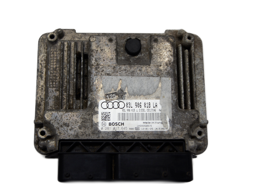 AUDI ENGINE CONTROL MODULE ECU  03L906018LA 0281017645  EC17C46 - Glasgow Car Parts Store