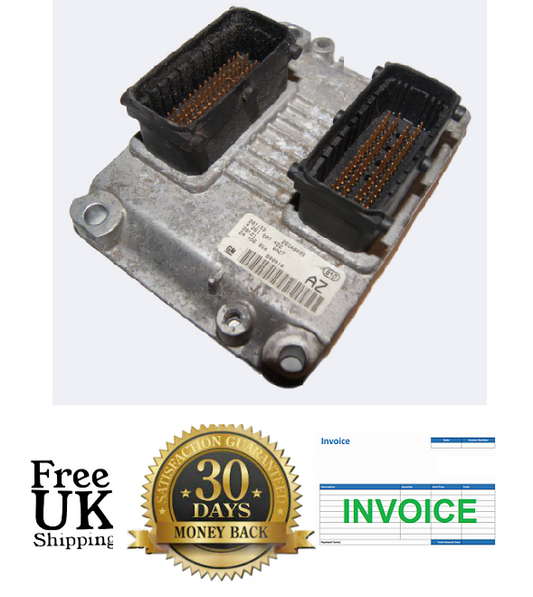Vauxhall Opel Agila 1.0 Z10XE Engine ECU 0261207422 24456864 AZ . RESET & PIN - Glasgow Car Parts Store