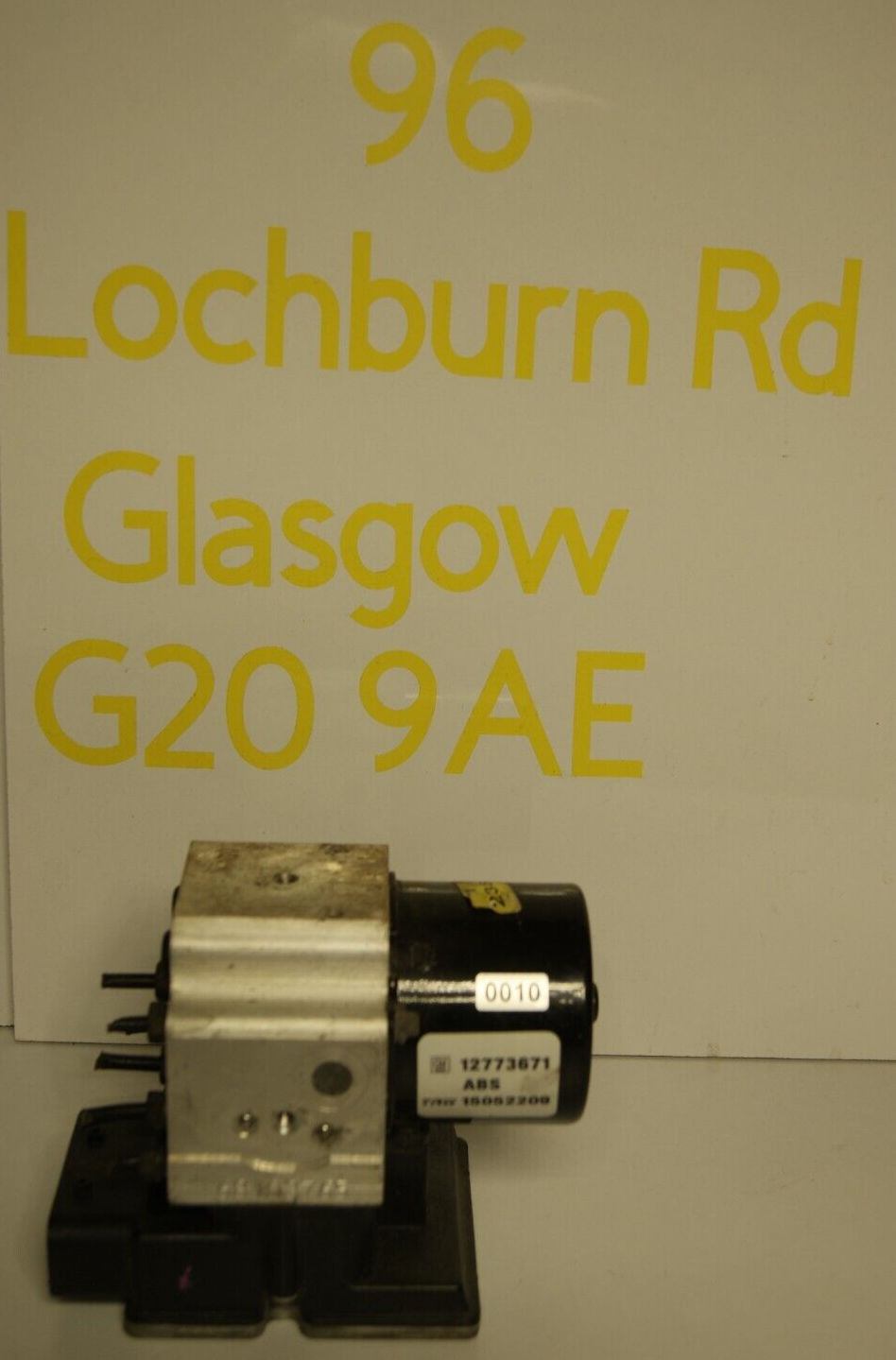 VAUXHALL VECTRA C  ABS PUMP CONTROL MODULE UNIT 12773671  15113909 - Glasgow Car Parts Store