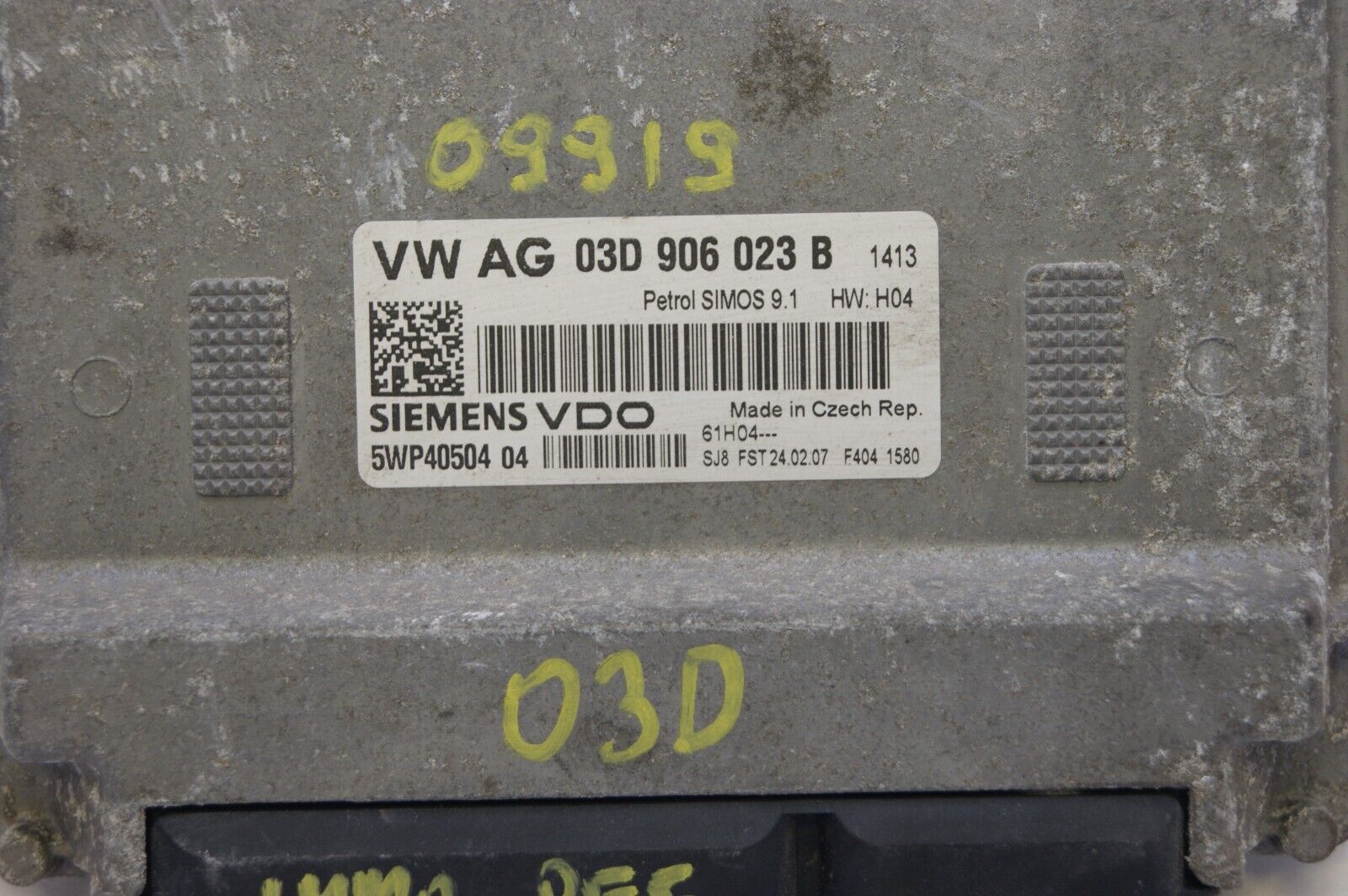 ECU 03D906023B SKODA FABIA VW POLO IMMO OFF PLUG & PLAY - Glasgow Car Parts Store