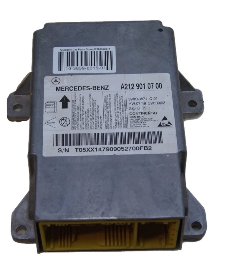 MERCEDES E-CLASS W212 E250 2.1 CDI AIRBAG MODULE SRS A2129010700 - Glasgow Car Parts Store