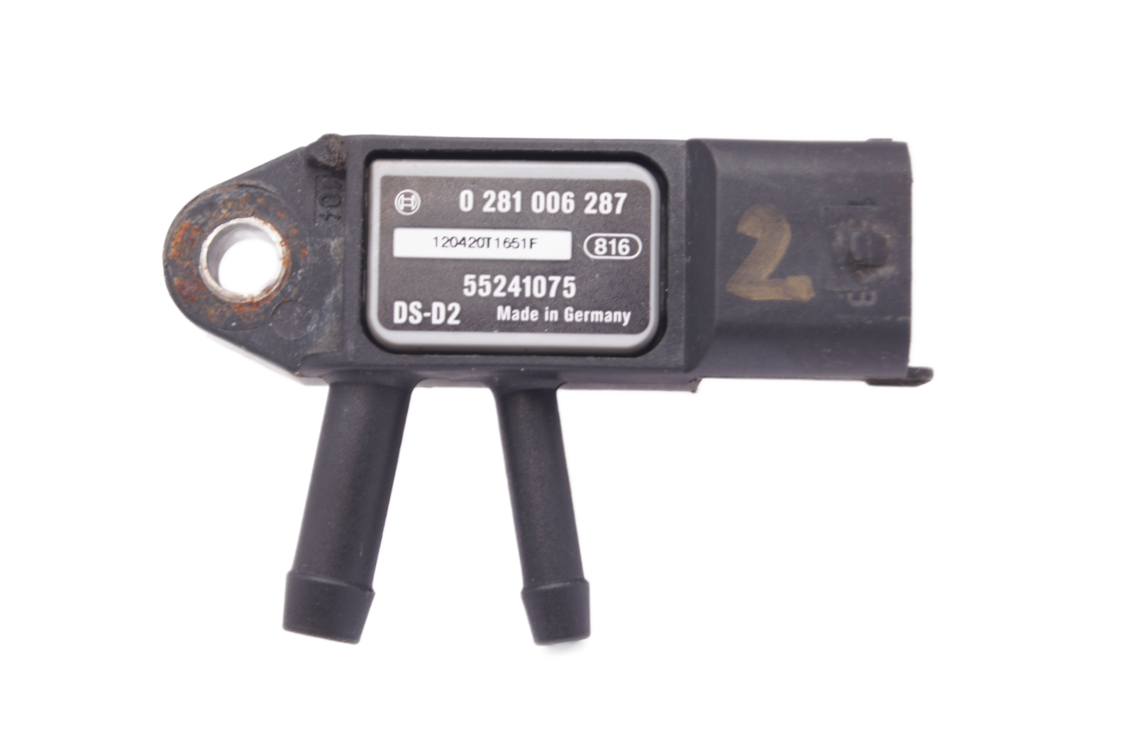 Fiat Alfa Jeep Romeo Saab Exhaust Pressure Sensor Bosch 0281006287 - Glasgow Car Parts Store