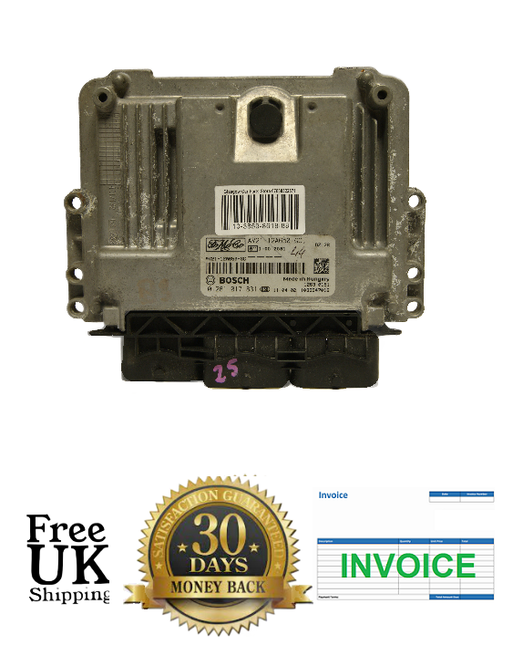 Ford Fiesta ECU AV21-12A650-GC  0281017831 - Glasgow Car Parts Store