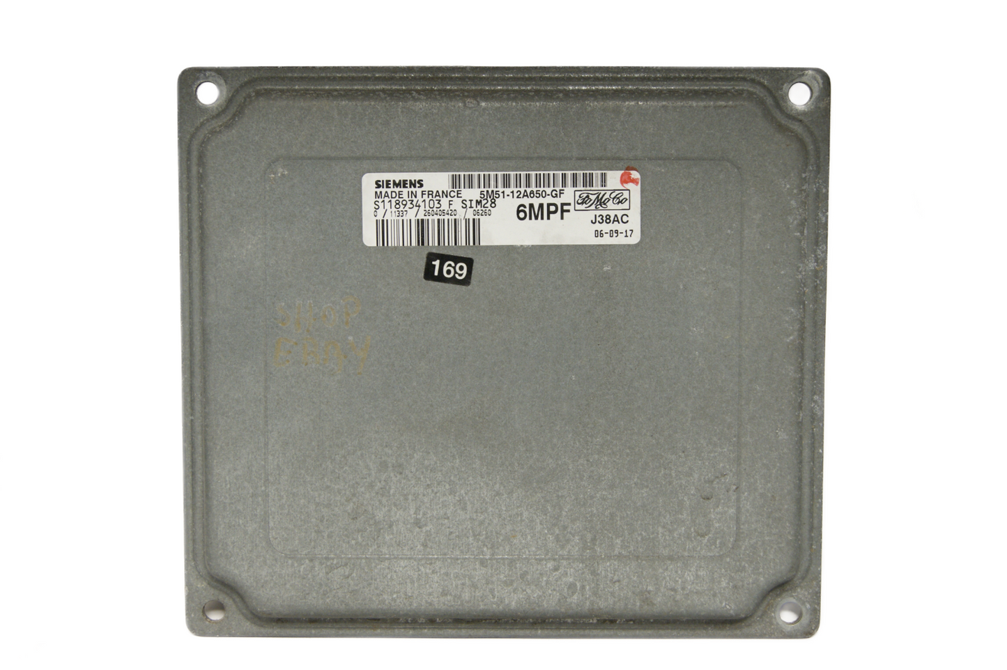 Ford Fiesta Focus ECU 5M51-12A650-GF  6MPF  S118934103F PLUG & PLAY.CLONING - Glasgow Car Parts Store