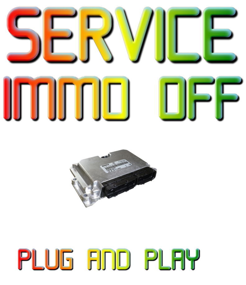SERVICE IMMO OFF ECU EDC15C7 FIAT CITROEN PEUGEOT 73501236 0281010738