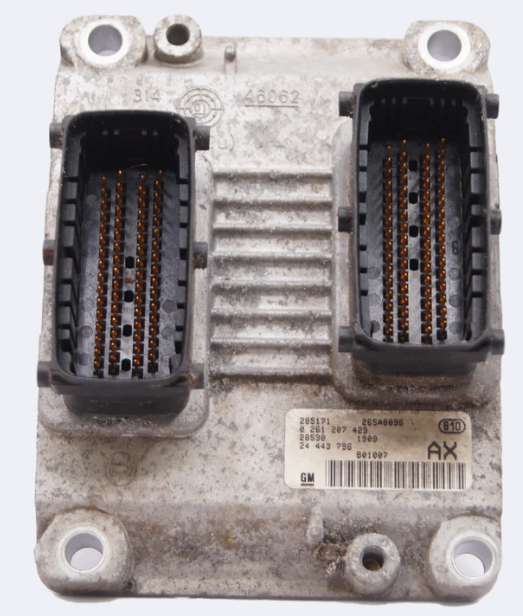 VAUXHALL CORSA C 1.2 Z12XE 16V  ECU ECM 24443796 AX 0261207423 RESET & PIN - Glasgow Car Parts Store