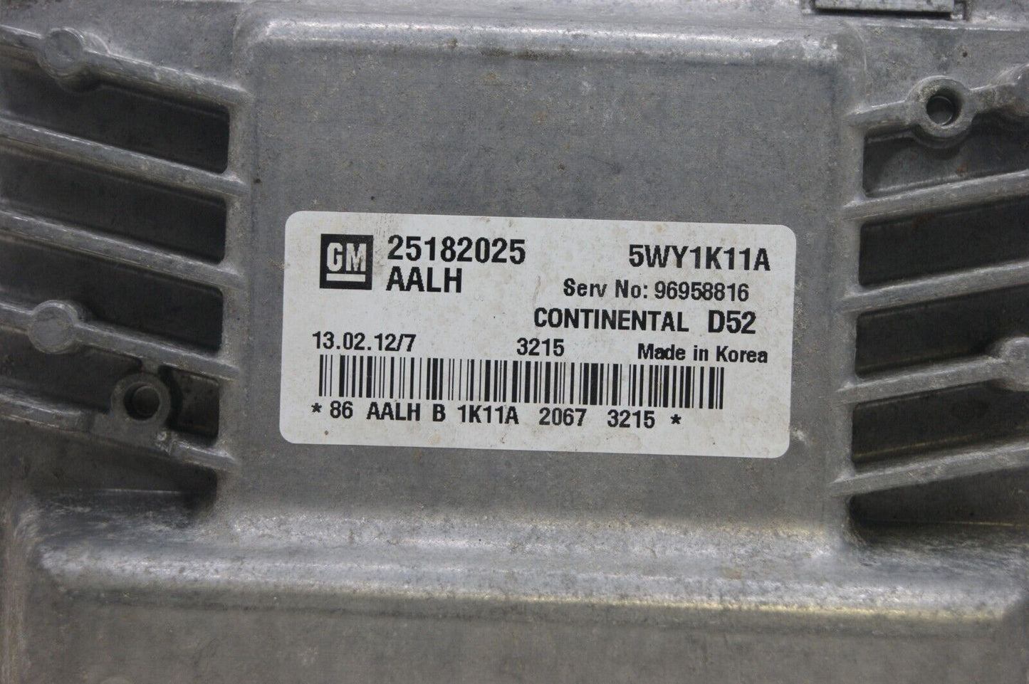 ECU  D52 25182025 CHEVROLET SPARK 1.0 PLUG AND PLAY(CLONING) - Glasgow Car Parts Store