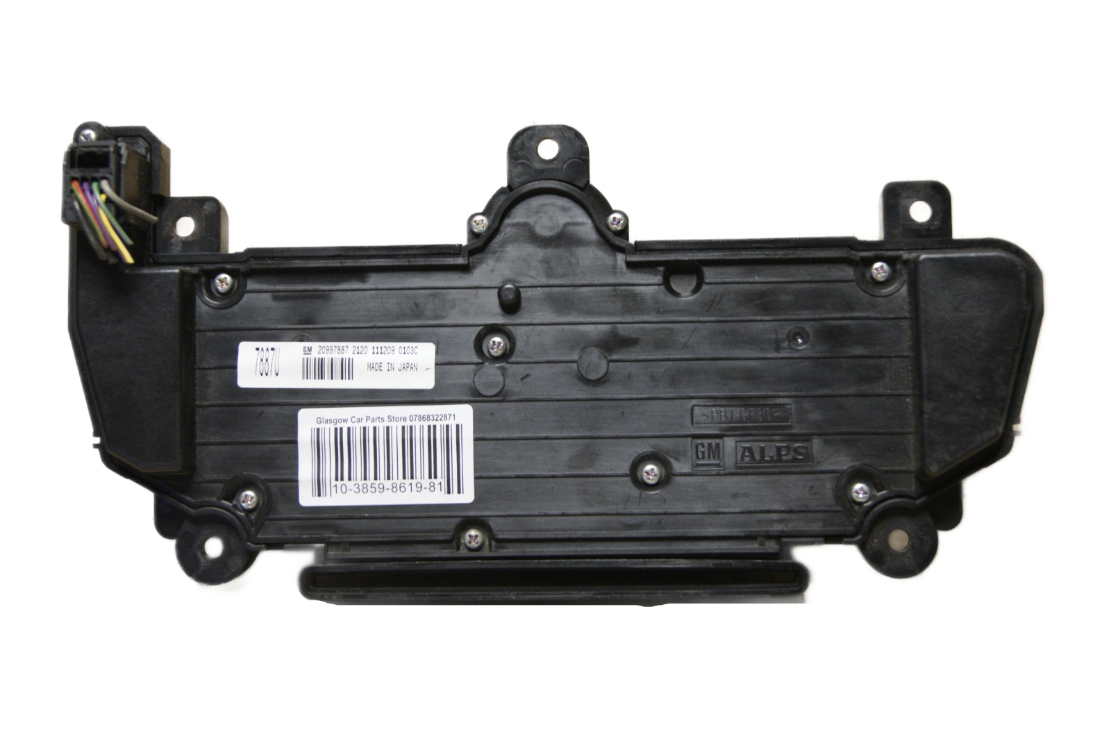 VAUXHALL INSIGNIA Radio/CD/Stereo Head Unit 2008-2017  20997887 ALPS FOR NAVI600 - Glasgow Car Parts Store